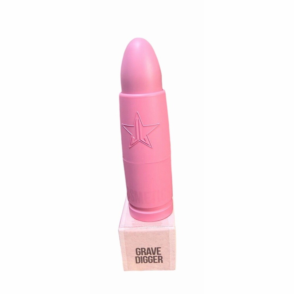 Jeffree Star Cosmetics Velvet Trap Lipstick Grave Digger Gray Greige Matte - Picture 4 of 4